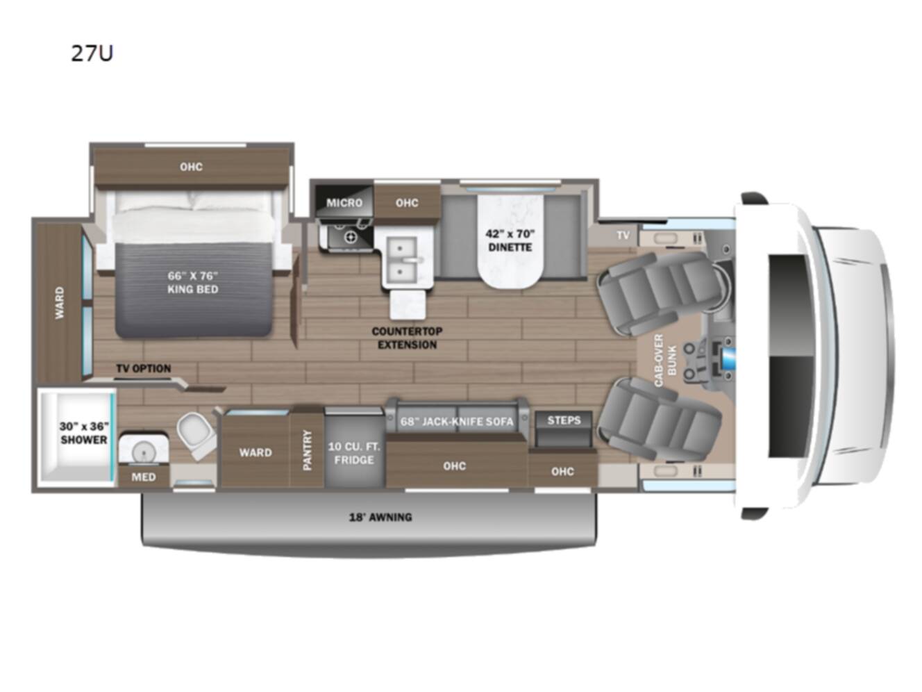A photo of this 2026 Jayco Greyhawk 27U
