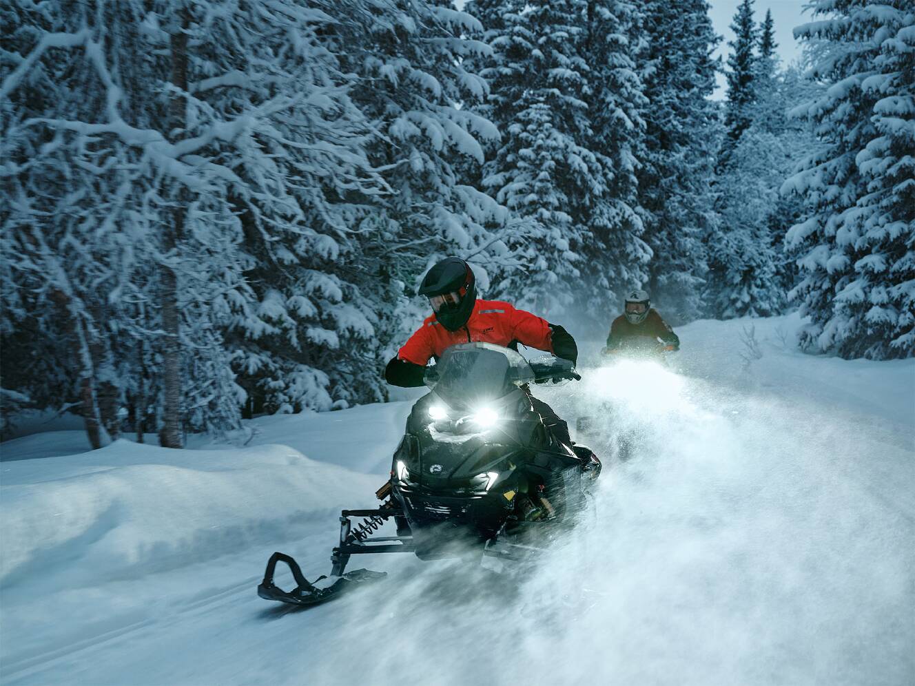 A photo of this 2026 Lynx Rave RE 850 E-TEC Turbo R w/ WIS Ice Ripper XT 1.5 SHO