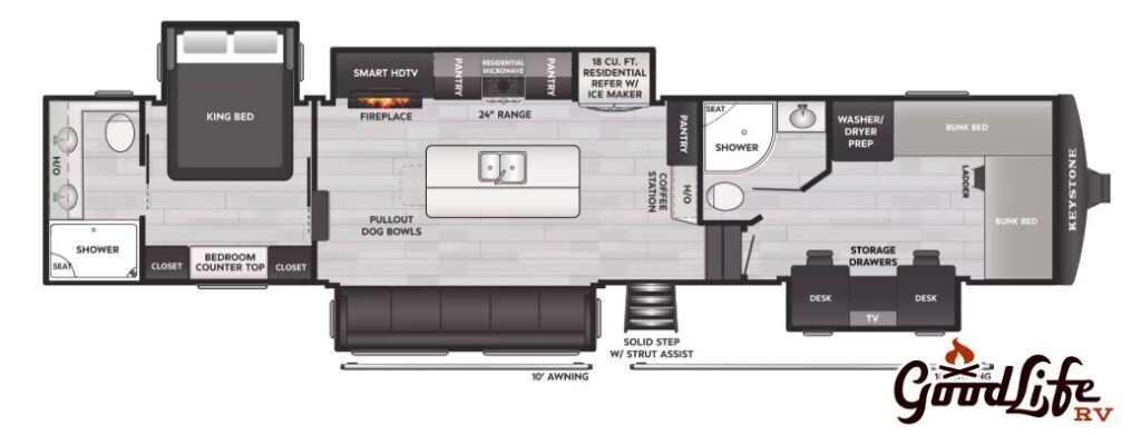 A photo of this 2026 Keystone Montana High Country 397FB