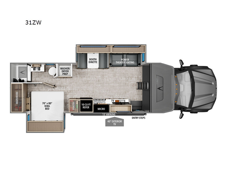 A photo of this 2026 Grand Design Lineage Series F 31ZW