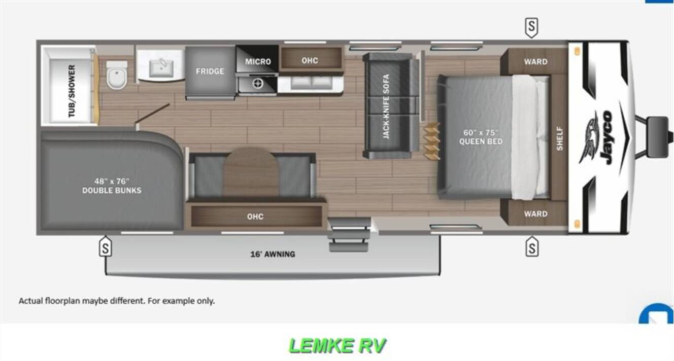 A photo of this 2024 Jayco Jay Flight SLX 260BHW