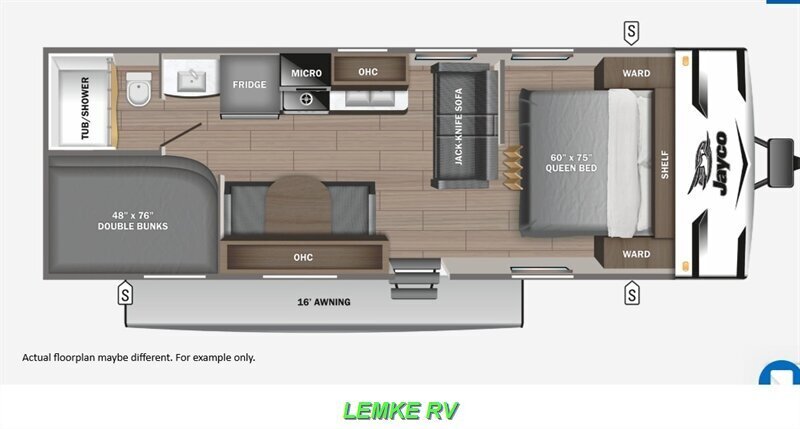 A photo of this 2024 Jayco Jay Flight SLX 260BHW