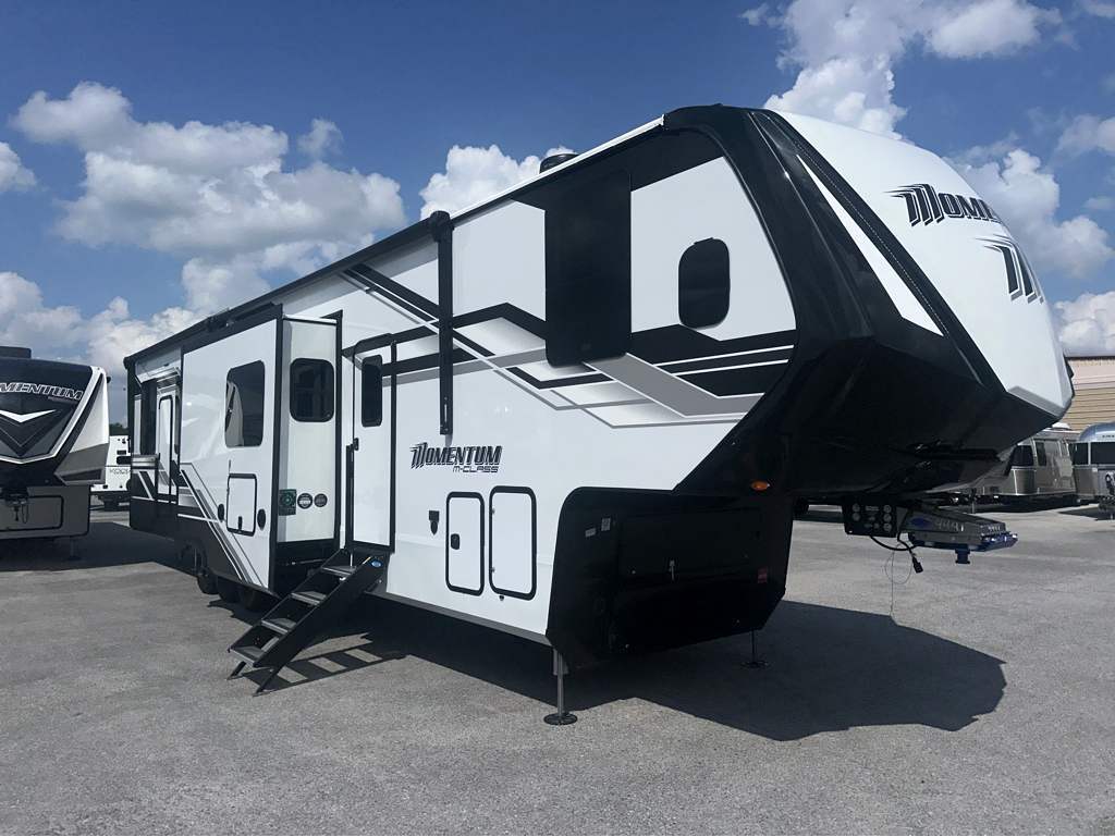 2026 Grand Design Momentum M-Class 392M Fifth Wheel Toy Hauler RV