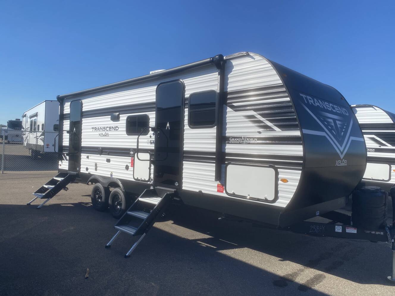 A photo of this 2026 Grand Design Transcend XPLOR 23BHX