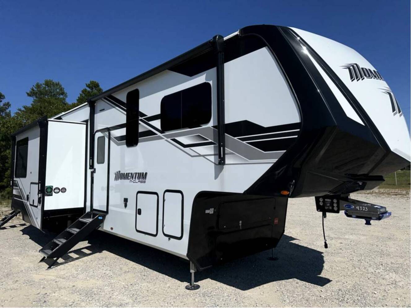 A photo of this 2026 Grand Design Momentum M-Class 414M