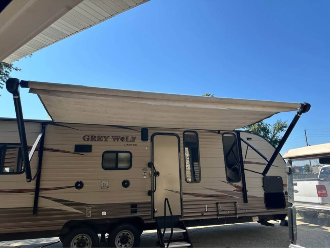 A photo of this 2017 Forest River CHEROKEE GREY WOLF TOY HAULERS 22RR