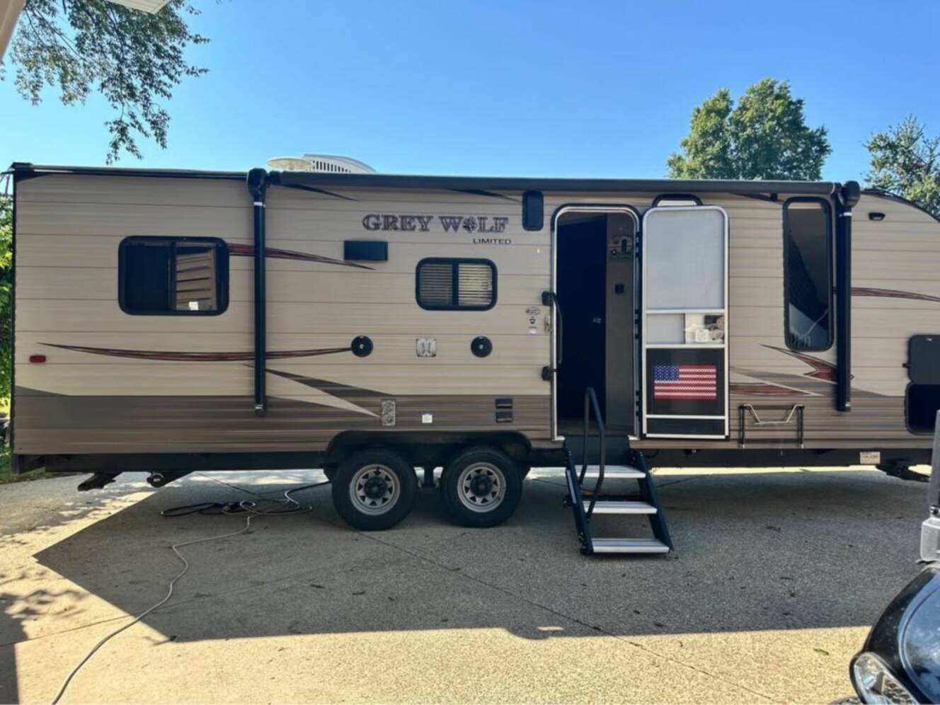 A photo of this 2017 Forest River CHEROKEE GREY WOLF TOY HAULERS 22RR