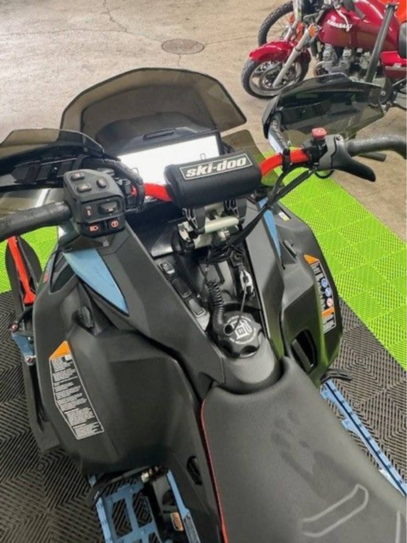 A photo of this 2026 Ski-Doo Backcountry X-RS 146 850 E-TEC Turbo R SHOT Storm 1.5 