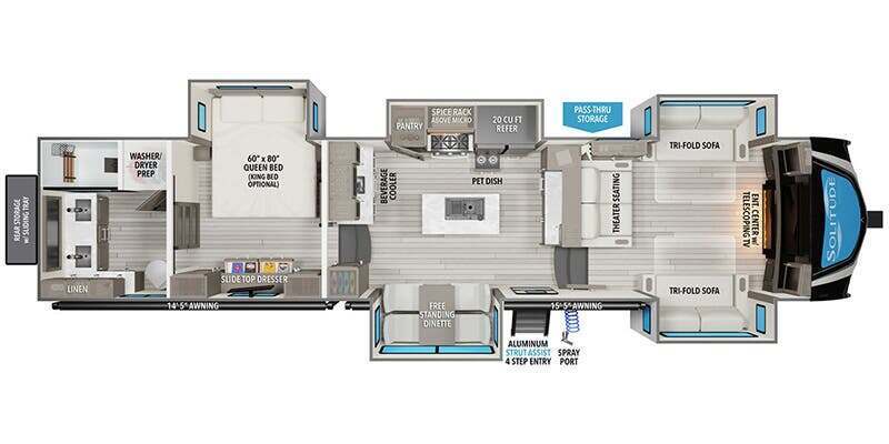A photo of this 2025 Grand Design Solitude 382WB