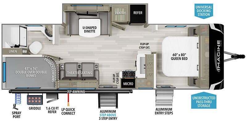 A photo of this 2026 Grand Design Imagine XLS 25DBE