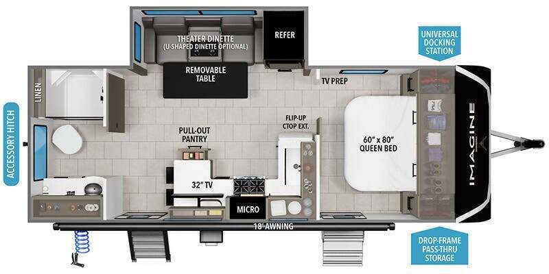 A photo of this 2026 Grand Design Imagine 2300MK
