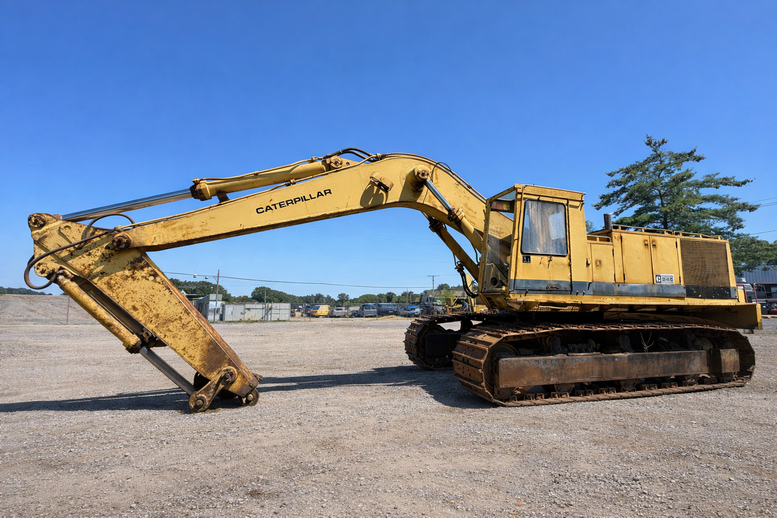 Pelle Caterpillar 245 à l'échelle 1:50 en métal moulé sous