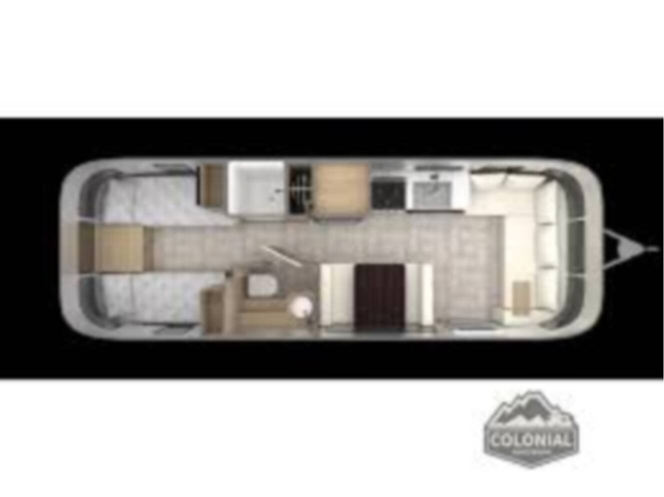 A photo of this 2025 Airstream Pottery Barn Special Edition 28RB