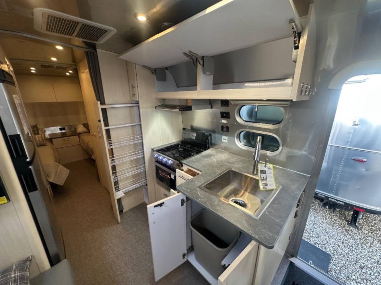 A photo of this 2026 Airstream Flying Cloud 25FB Twin Hatch With Solar and Lithium