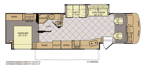 A photo of this 2011 Fleetwood Rv Southwind 35J
