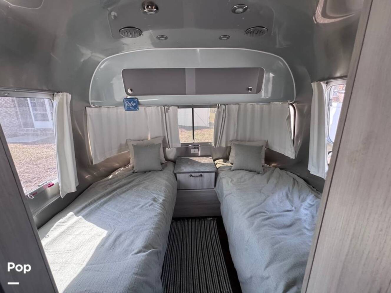 A photo of this 2025 Airstream International 25FB Twin