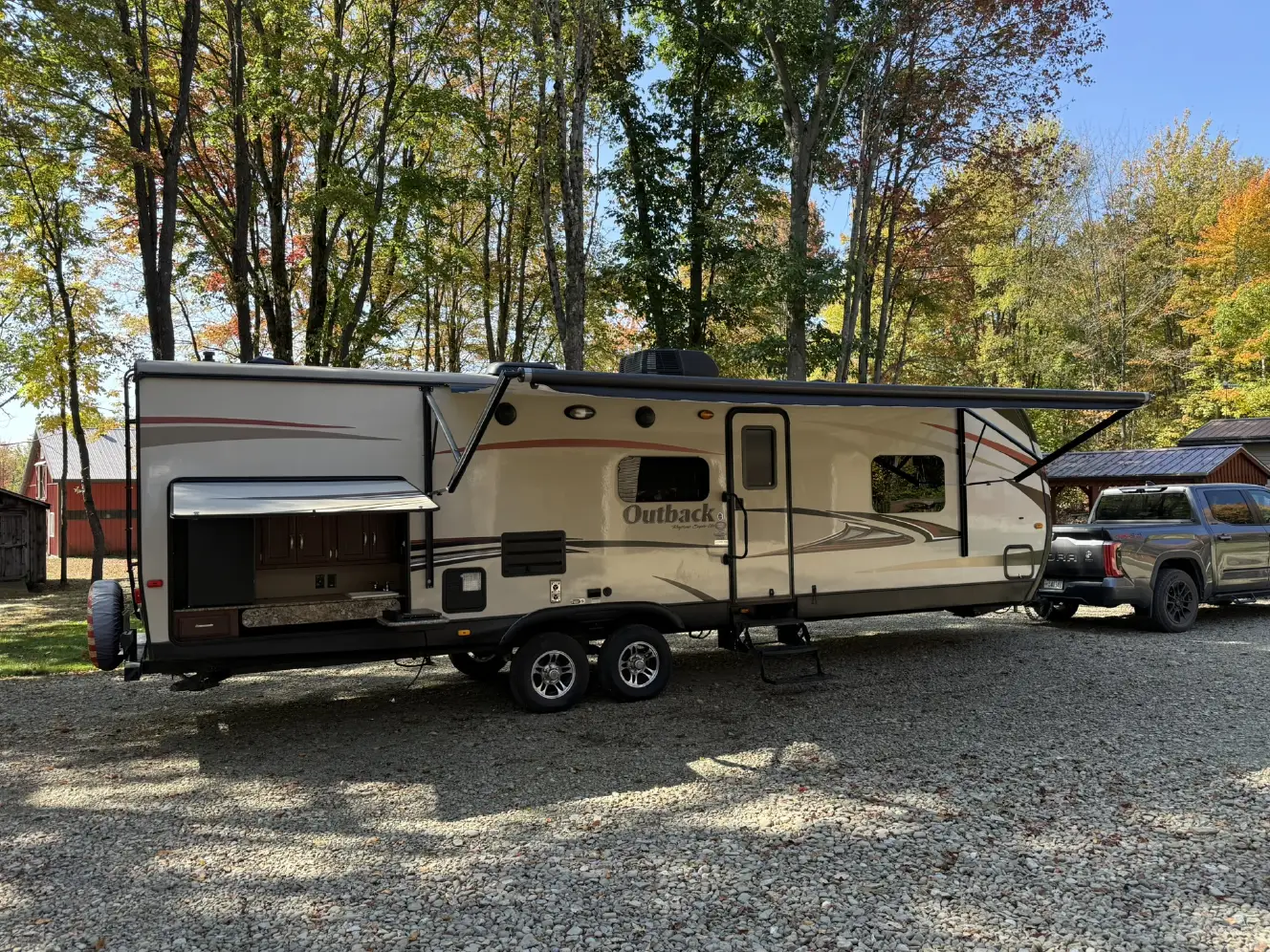 A photo of this 2015 Keystone OUTBACK SUPER-LITE 300RB