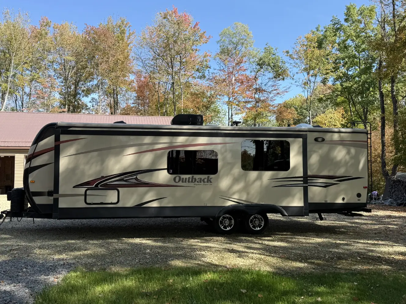 A photo of this 2015 Keystone OUTBACK SUPER-LITE 300RB