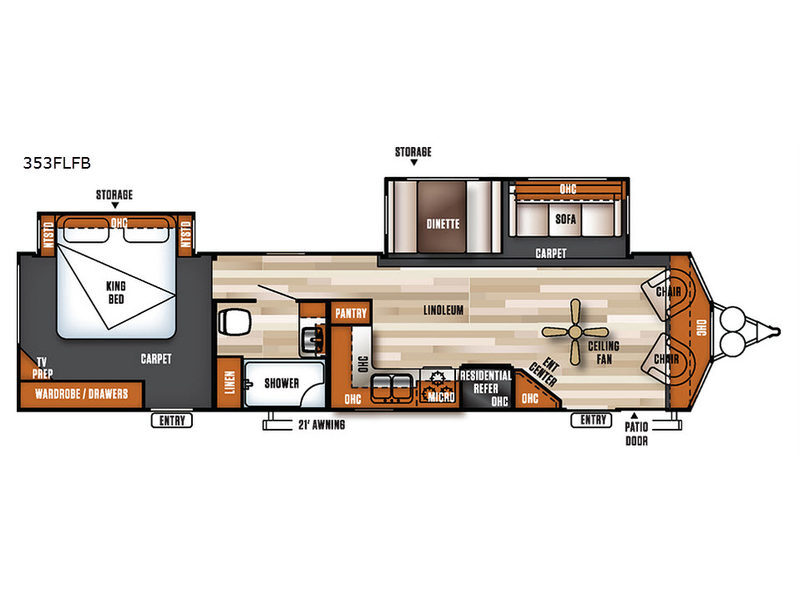 2017 Forest River Rv Salem Villa Series 353FLFB Classic RV