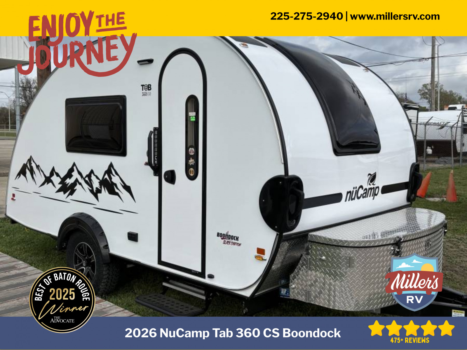 2026 Nucamp TAB 360 CS Boondock in baton rouge LA