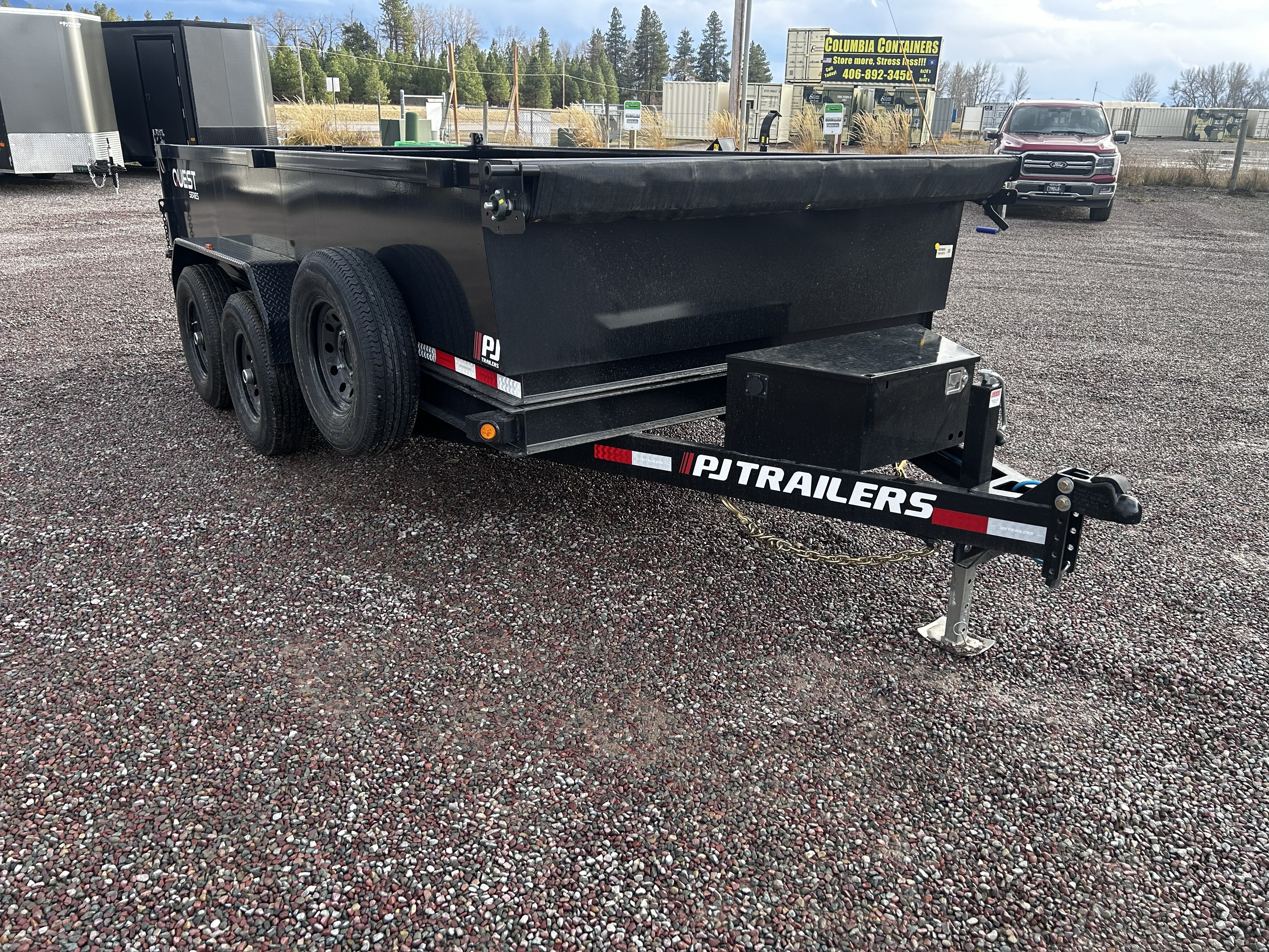 2026 PJ TRAILERS 7' X 14' Dump Trailer (Quest Series) in Columbia Falls, MT