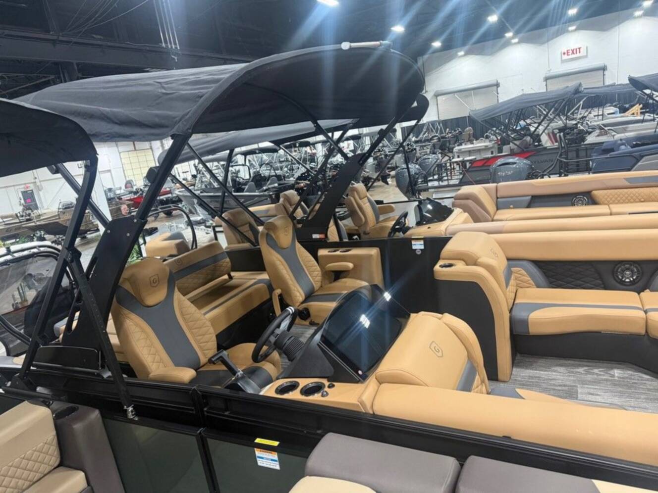 A photo of this 2026 Godfrey Pontoons Monaco 235 SFL iMPACT Package (29 in. Center Tube)