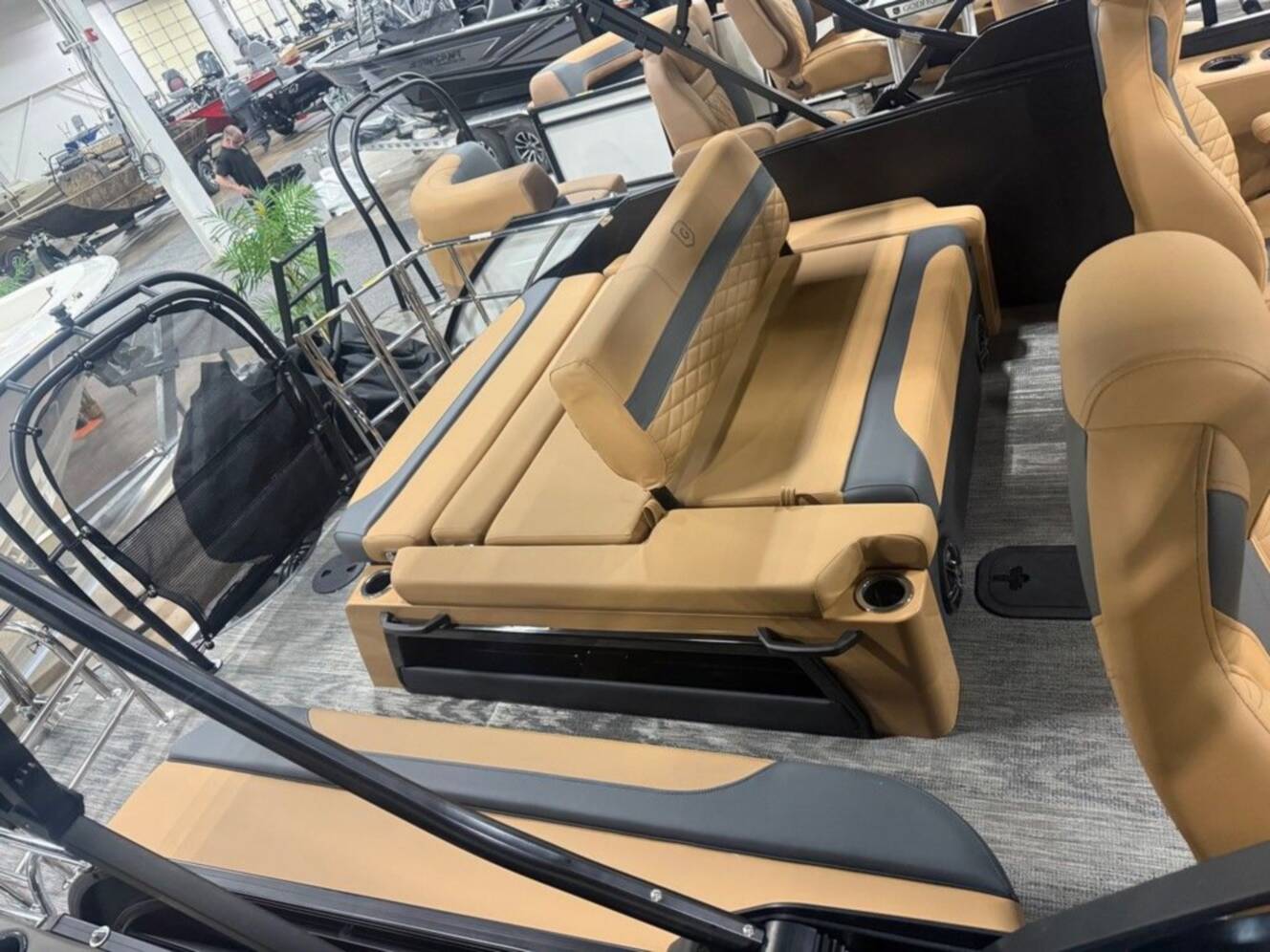 A photo of this 2026 Godfrey Pontoons Monaco 235 SFL iMPACT Package (29 in. Center Tube)