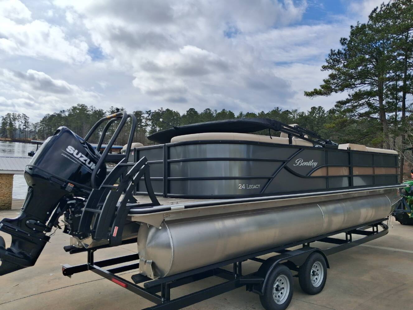 A photo of this 2026 Bentley Pontoons Legacy 240 DL Navigator