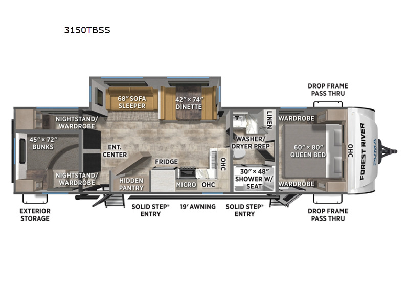 2026 Forest River Rv Puma Tracks 3150TBSS in loganville GA