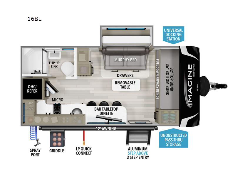 2024 Grand Design Imagine AIM 16BL in grants pass OR