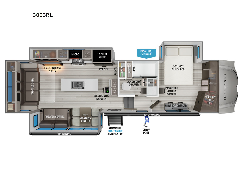 2026 Grand Design Influence 3003RL in grants pass OR