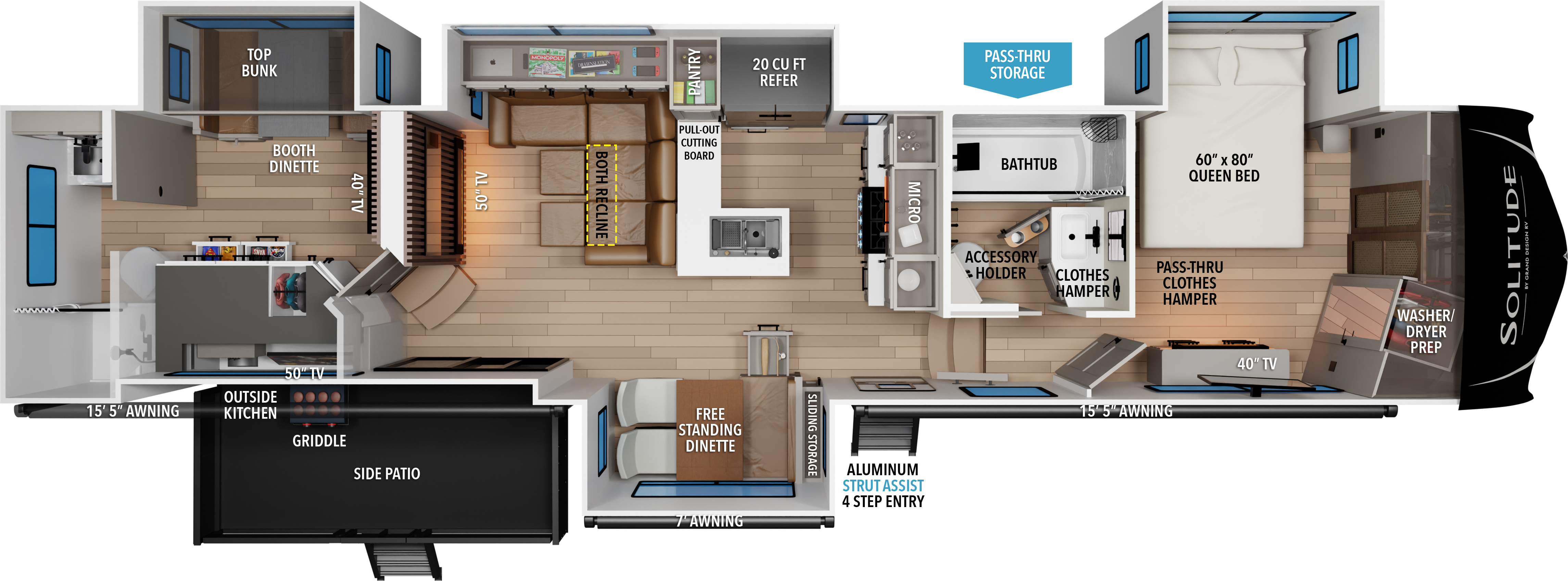 A photo of this 2026 Grand Design SOLITUDE 414LJMJ