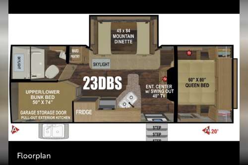 2019 Outdoors Rv Manufacturing TIMBER RIDGE 23DBS in poulsbo WA