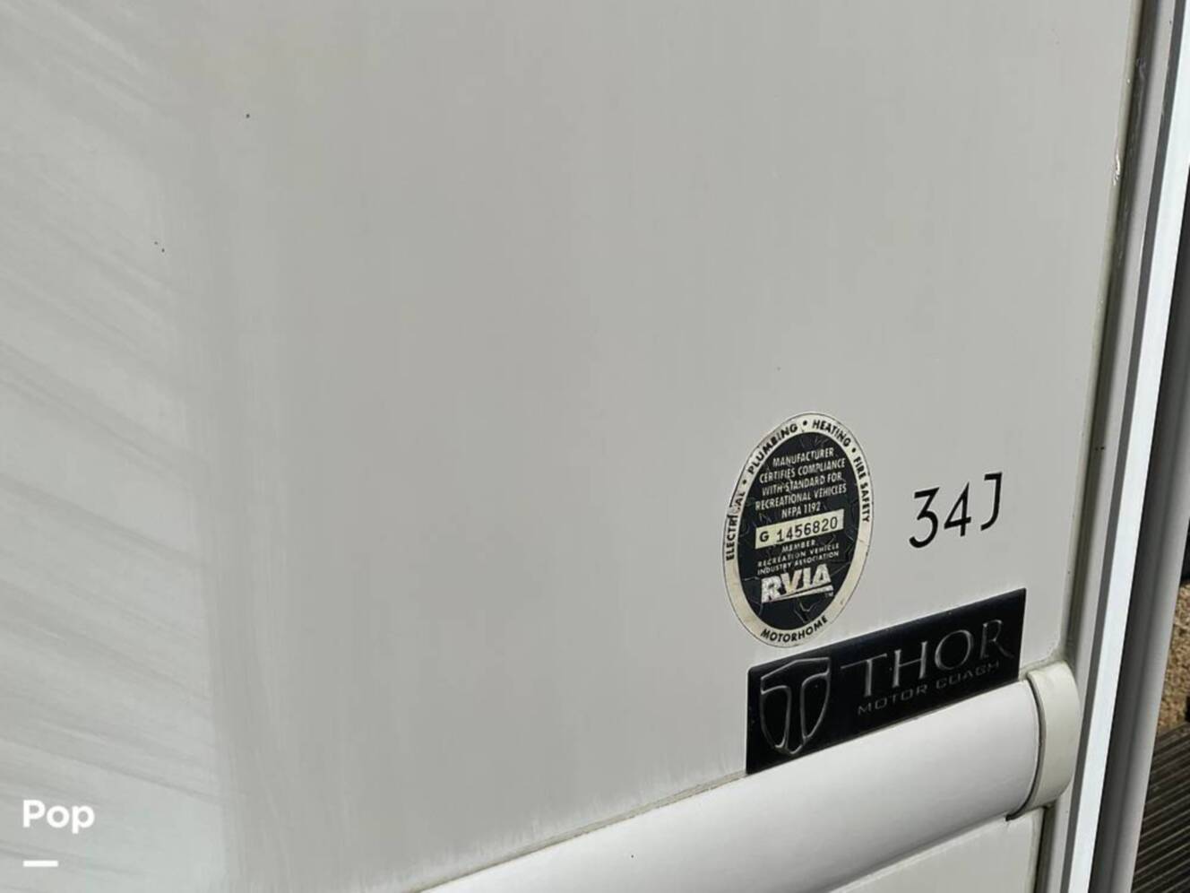 A photo of this 2014 Thor Motor Coach Hurricane 34J
