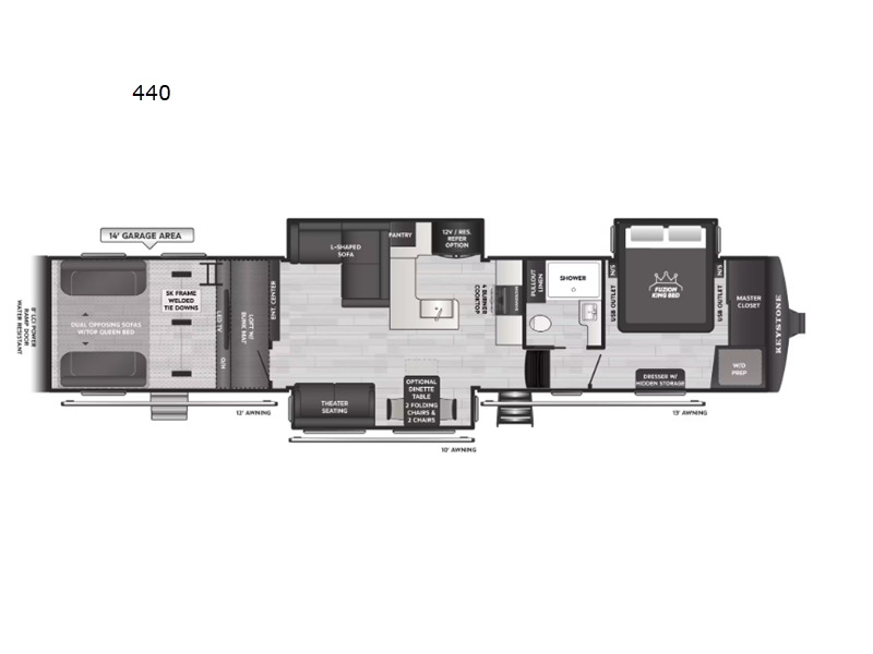 2026 Keystone Rv Fuzion 440 in lafayette IN