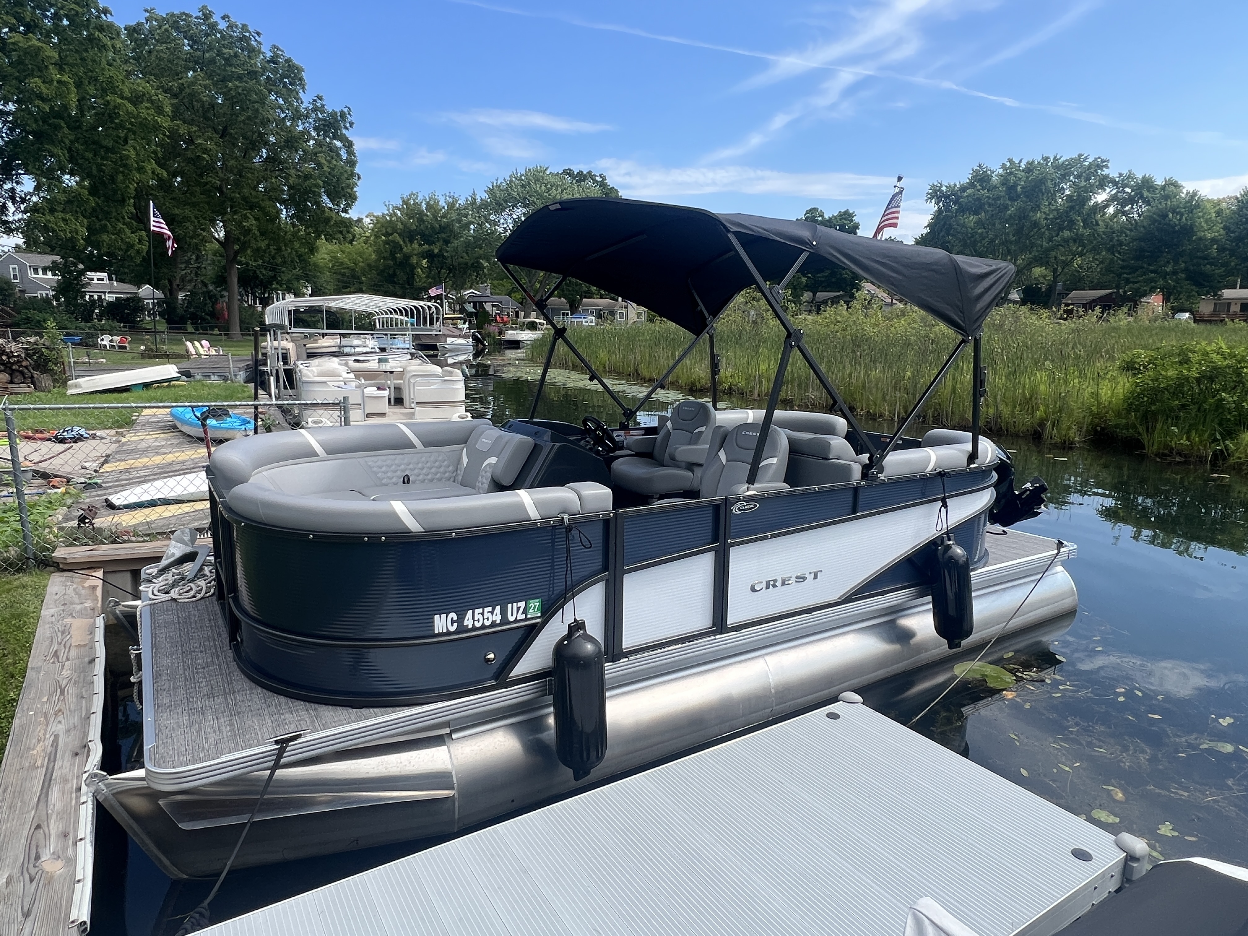 Used Crest Pontoon Boat Power Boats For Sale Near Melbourne, Florida -  Boatmart