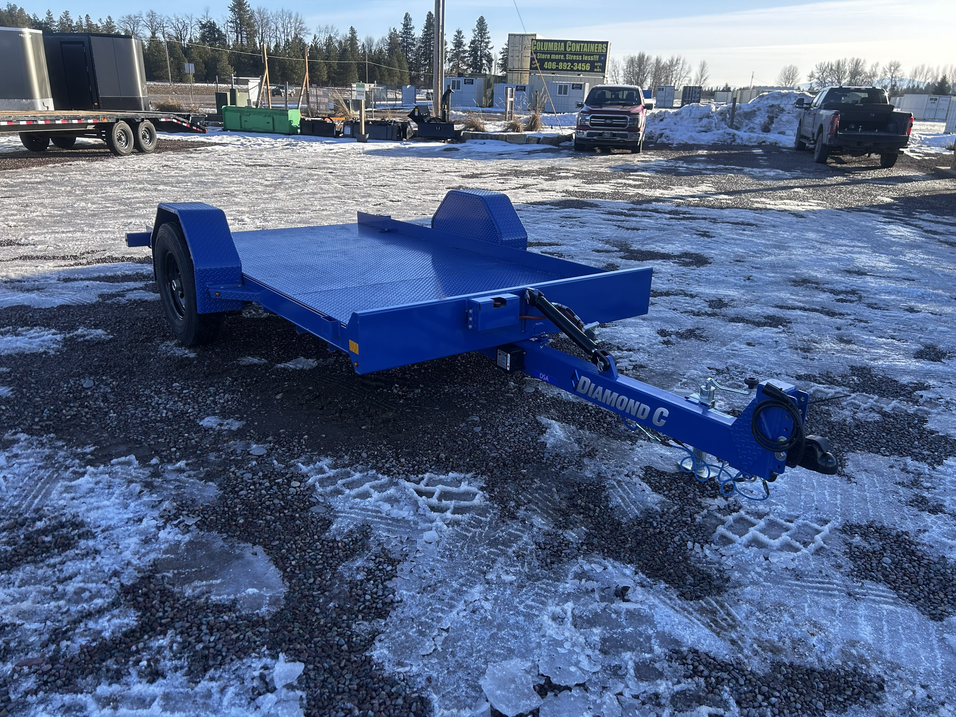 2026 DIAMOND C 12' X 77" Tilt Trailer (7k) in Columbia Falls, MT