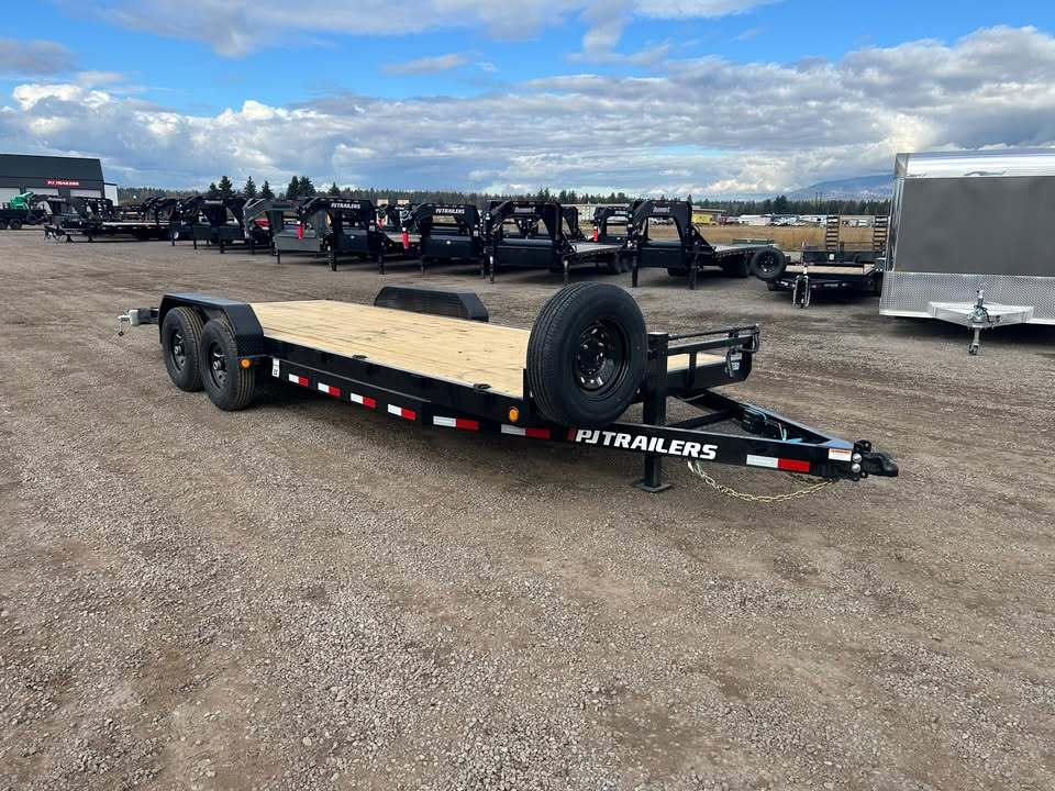 2026 PJ TRAILERS 20' Equipment Trailer w/Slide-in Ramps in Columbia Falls, MT