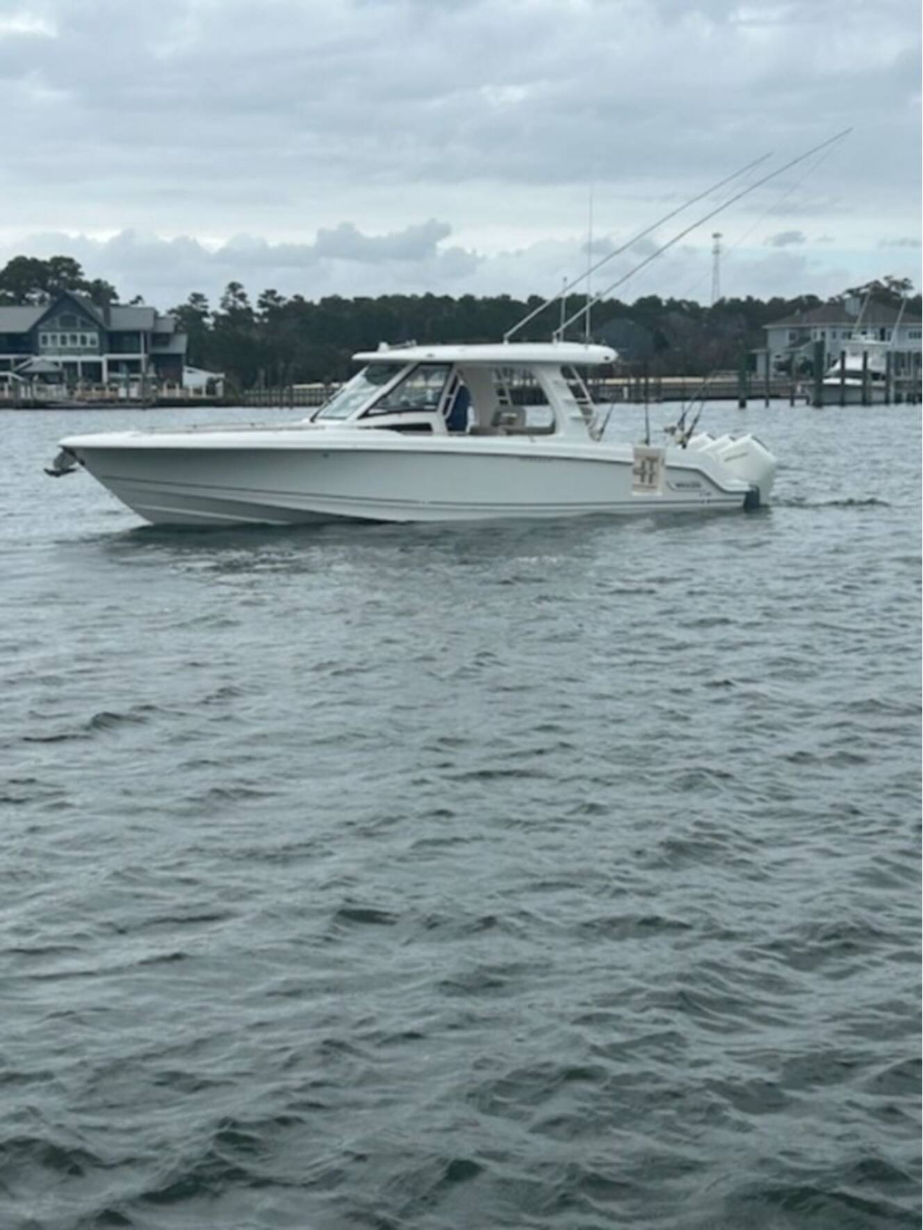 A photo of this 2024 Boston Whaler 350 Realm