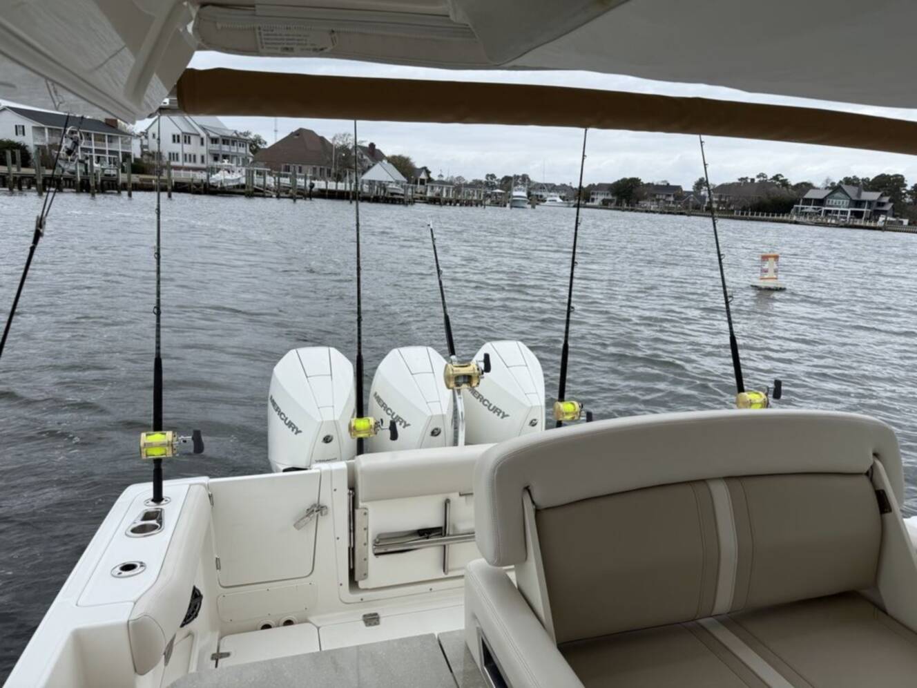 A photo of this 2024 Boston Whaler 350 Realm