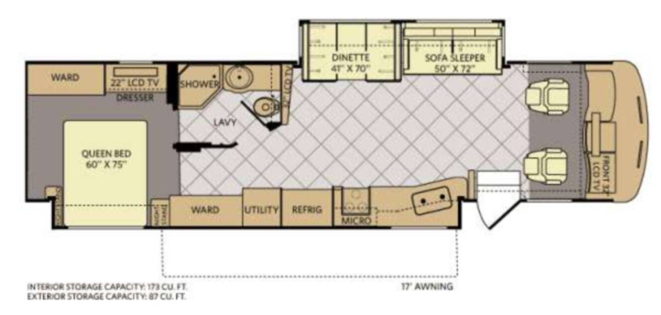 A photo of this 2011 Fleetwood Rv Southwind 35J