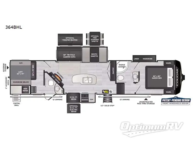2022 Keystone COUGAR 364BHL RV