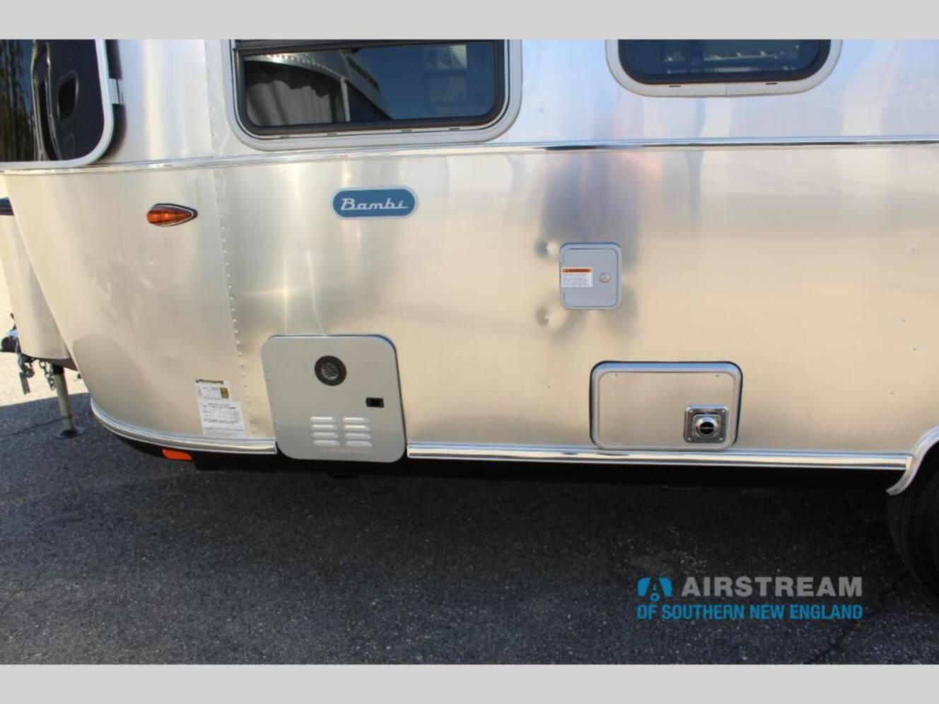 A photo of this 2026 Airstream Bambi 22FB