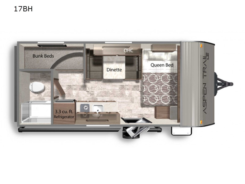 2023 Dutchmen Rv Aspen Trail LE 17BH in peru IN