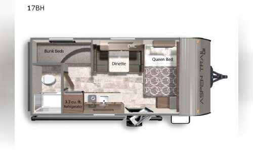 2023 Dutchmen Rv Aspen Trail LE 17BH in peru IN
