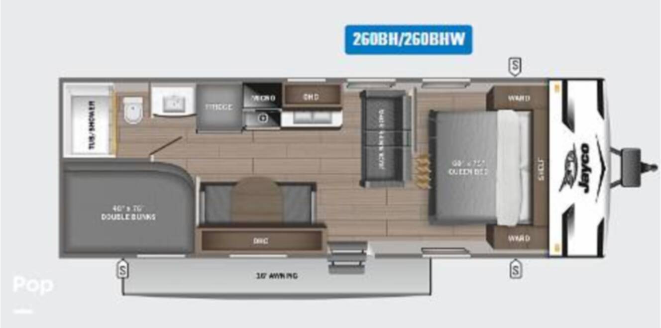 A photo of this 2024 Jayco Jay Flight SLX 260BHW