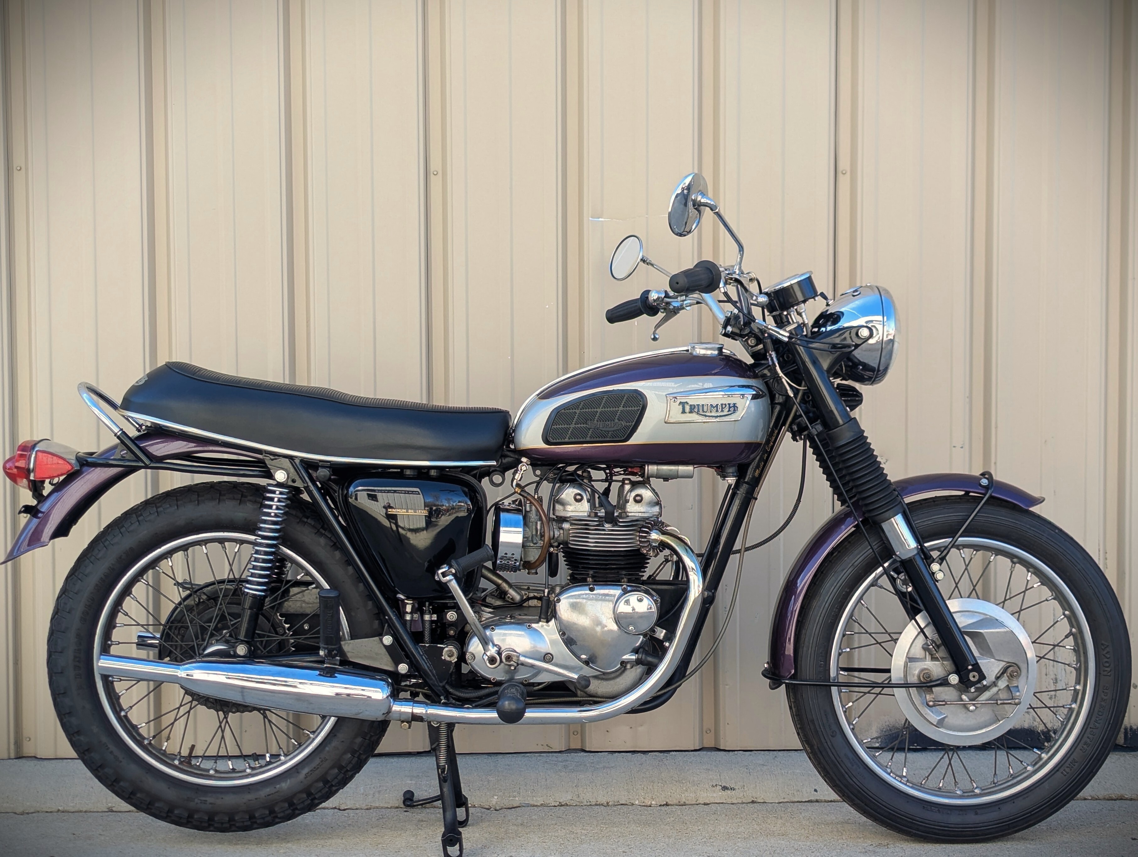 Vintage Triumph Motorcycle Ads Bonhams Cars : A Rare And Original