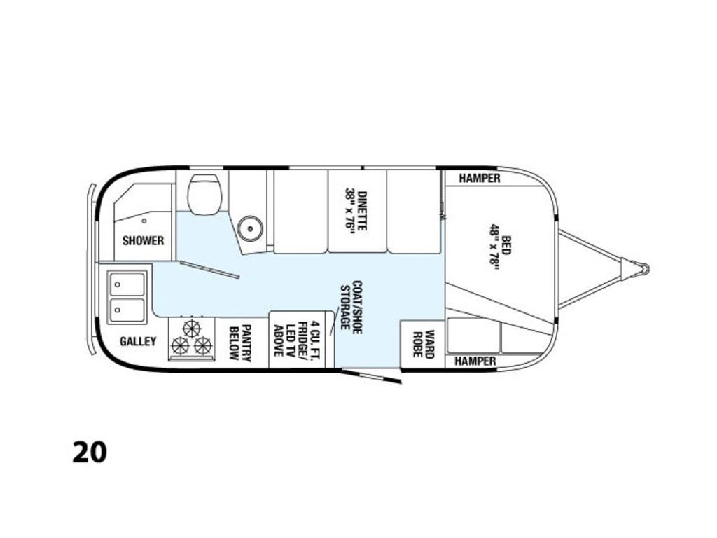 A photo of this 2015 Airstream Flying Cloud 20FB
