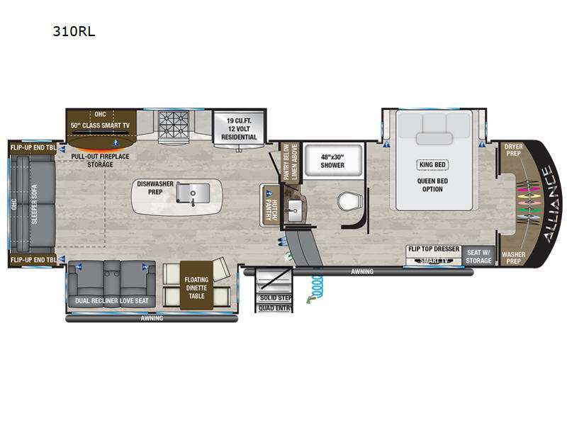 2023 Alliance Rv Paradigm 310RL in wilmington OH