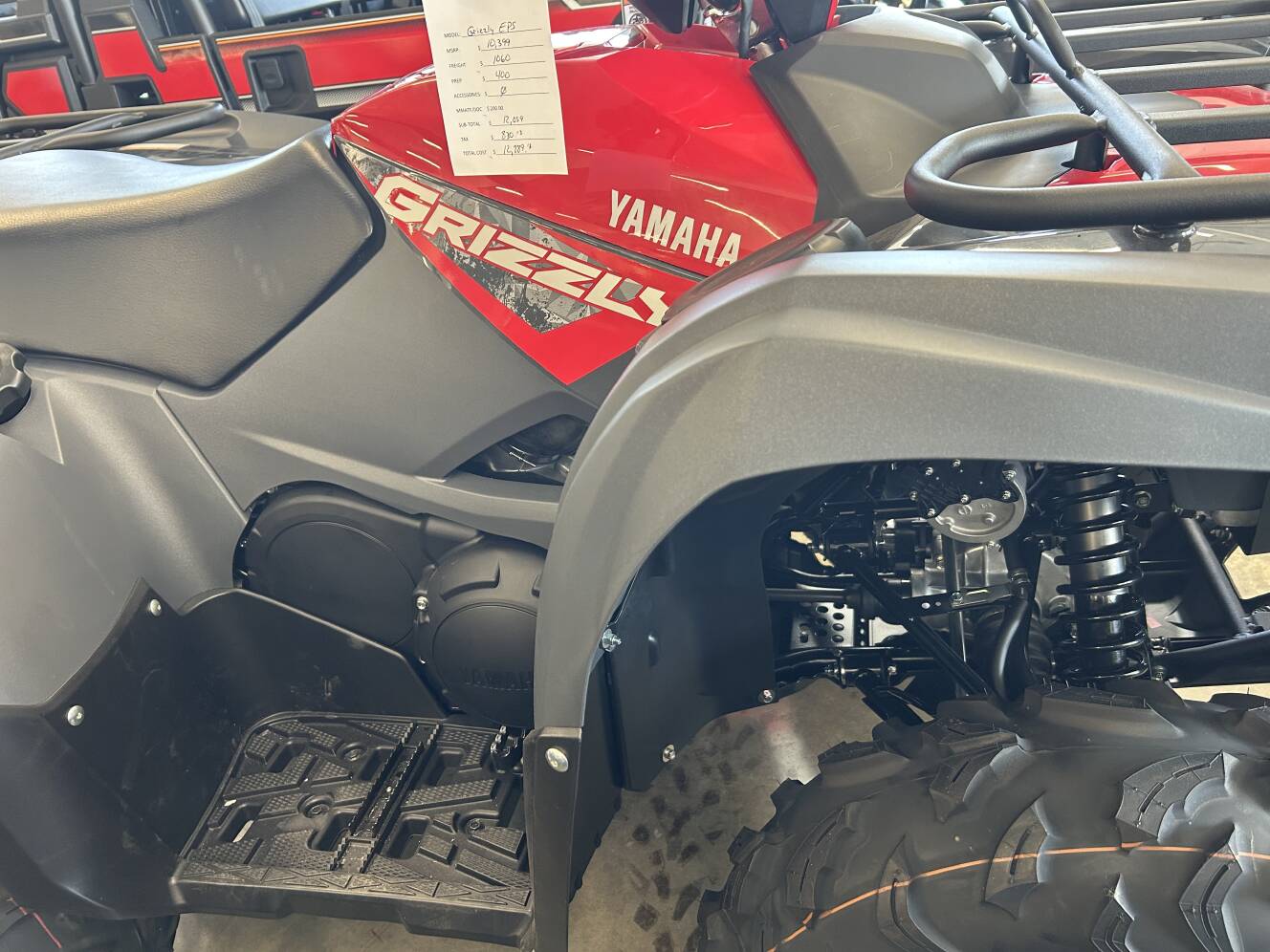 A photo of this 2025 Yamaha Grizzly EPS